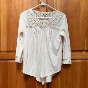 Lucky Brand flowy bohemian shirt size XS
